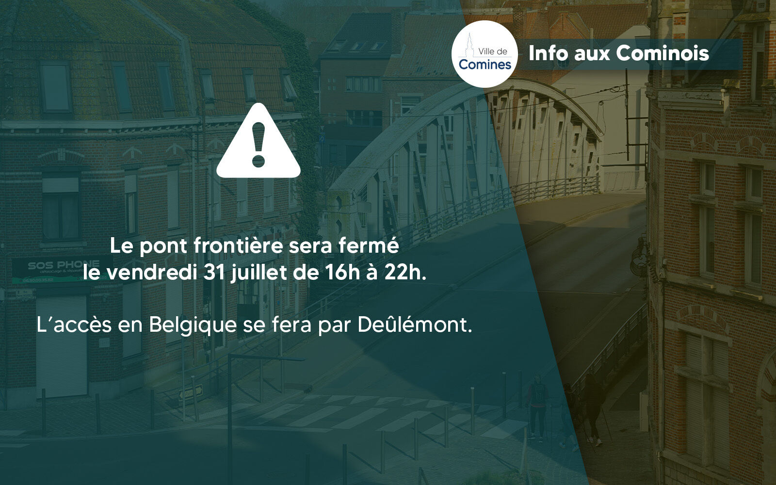 Fermeture du pont frontière