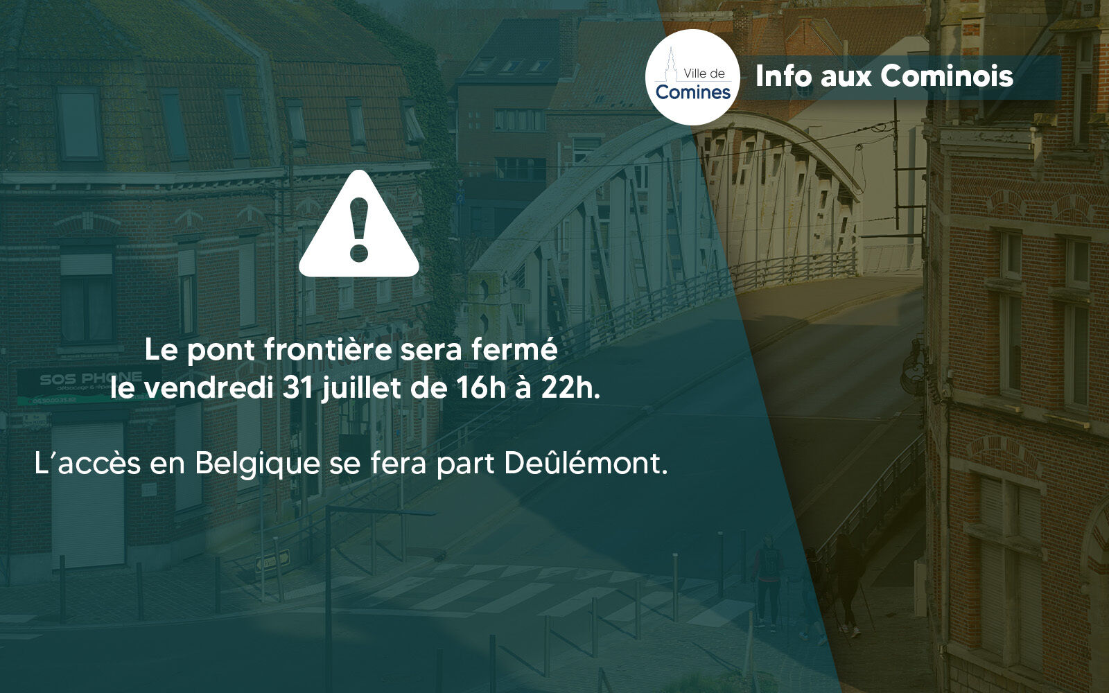 Fermeture du pont frontière