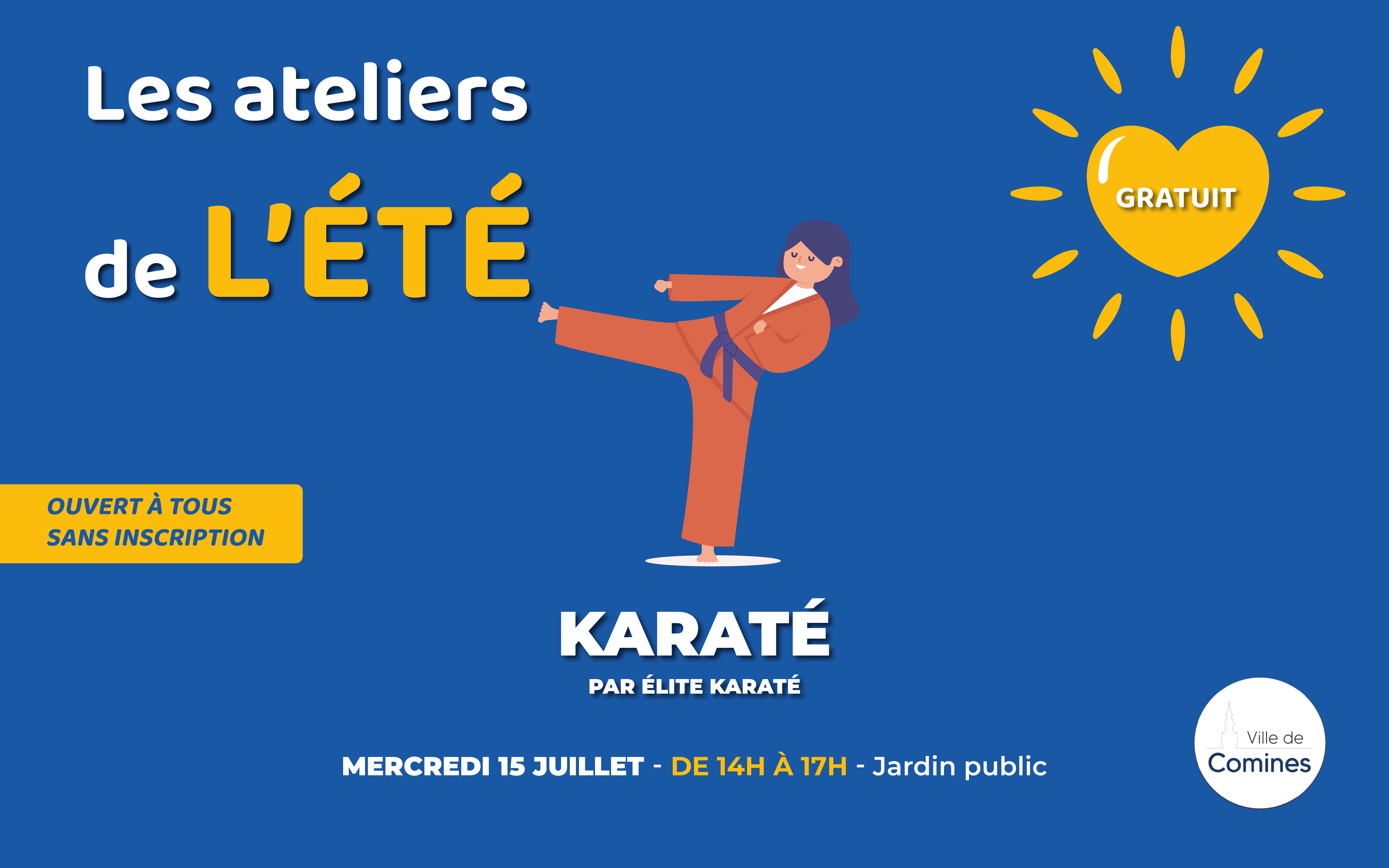 Les ateliers de l'été : Karaté  
