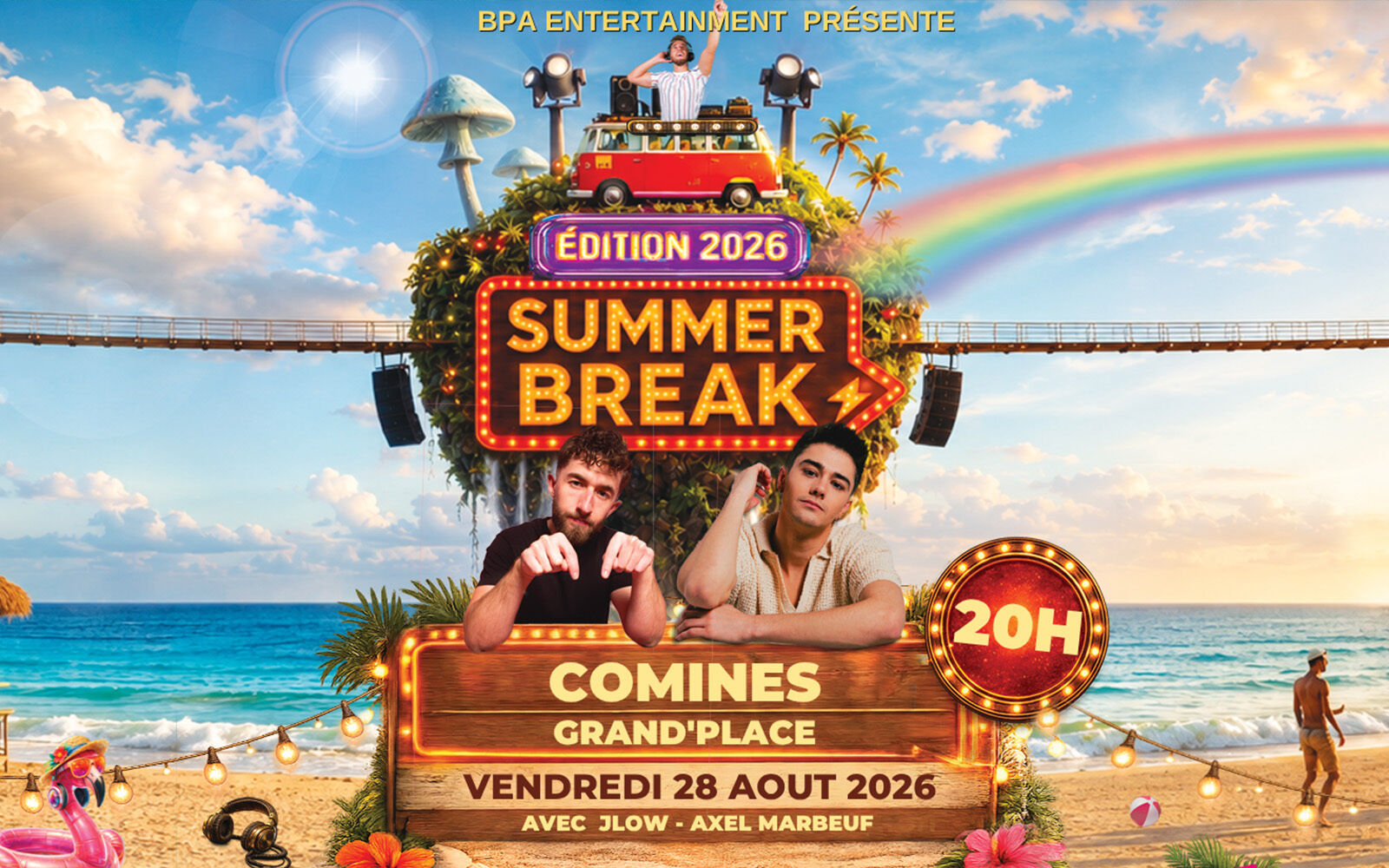 Le Summer Break Fun radio fait escale à Comines le 28 août ! 